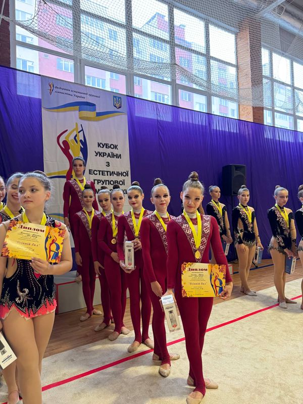 Дніпро знову серед лідерів естетичної групової гімнастики