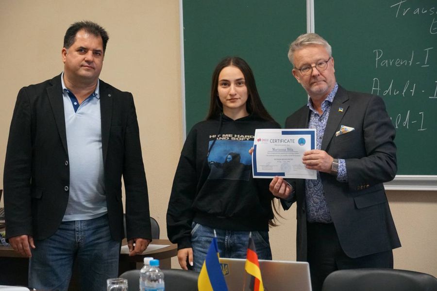 Участь здобувачів вищої освіти  факультету інноваційних технологій  у курсах німецького професора