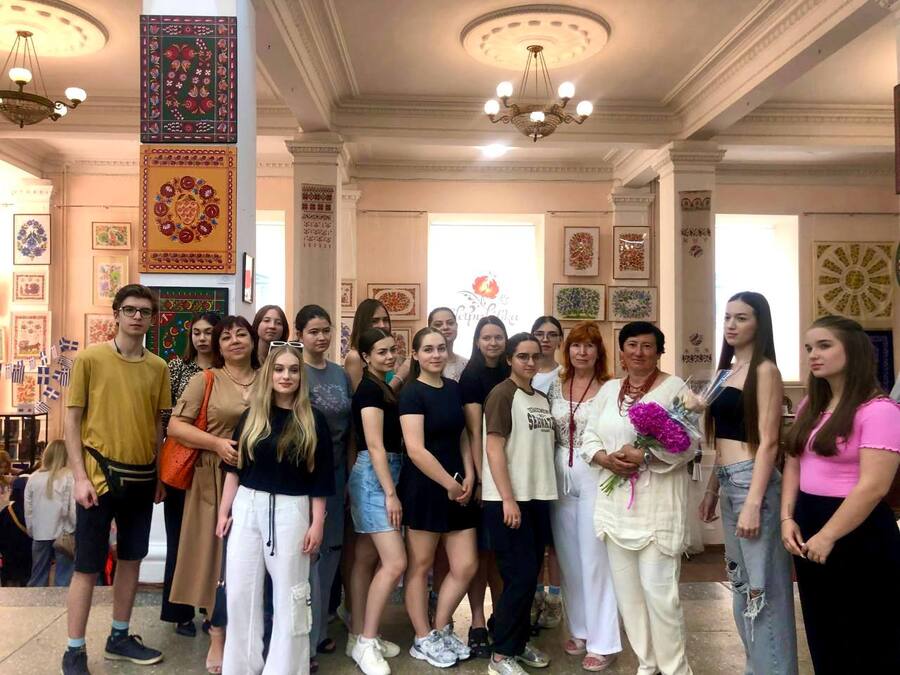 Виставка національного розпису Наталії Рибак