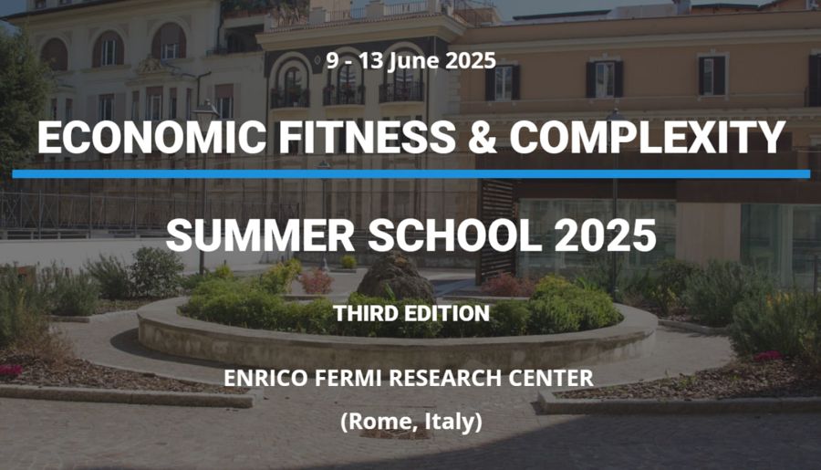 Міжнародна літня школа Economic Fitness and Complexity  Summer School 2025