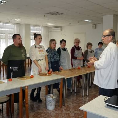 Майстер-класи для ветеранів з італійським смаком