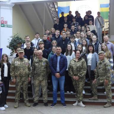 Зустріч з ветеранами 128 бригади ТрО 