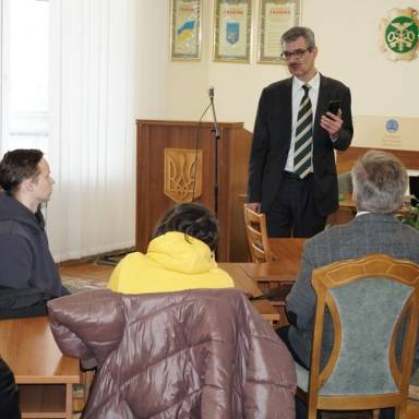 Відкрита лекція Ректора Університету митної справи та фінансів, професора кафедри історії та теорії держави і права  Бочарова Дмитра Олександровича