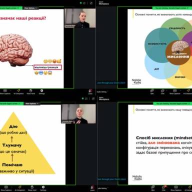 Участь в онлайн-семінарі «Рішення в умовах невизначеності: як мислить мозок»