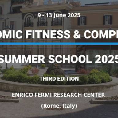 Міжнародна літня школа Economic Fitness and Complexity  Summer School 2025