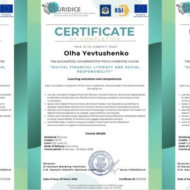 Міжнародне підвищення кваліфікації викладачів факультету інноваційних технологій