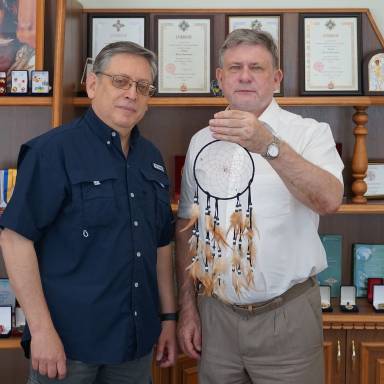 В УМСФ відбулася зустріч з відомим істориком Ігорем Щупаком
