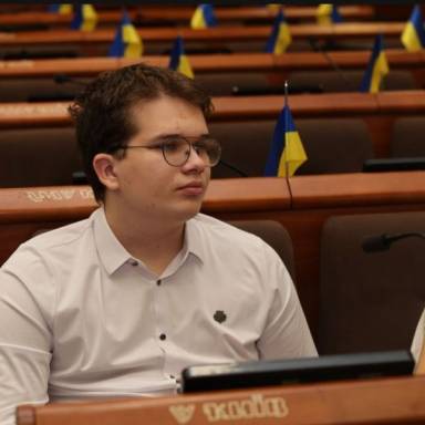 Представник спеціальності D9 «Міжнародне право»  Віктор Головченко та «Школа законотворця 4.0»