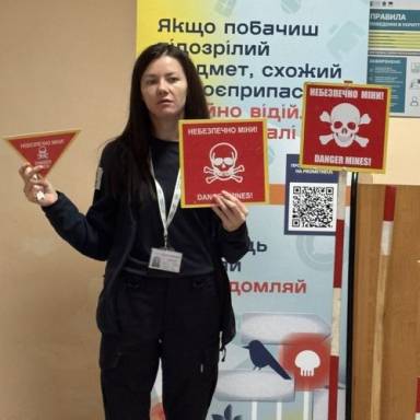 Безпека понад усе: студенти-міжнародники пройшли життєво важливий тренінг від HALO trust